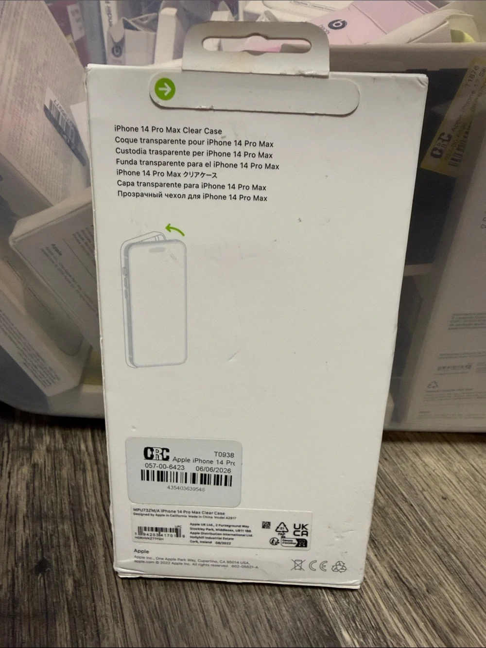Apple Clear MagSafe Case for iPhone 14 Pro Max - Transparent